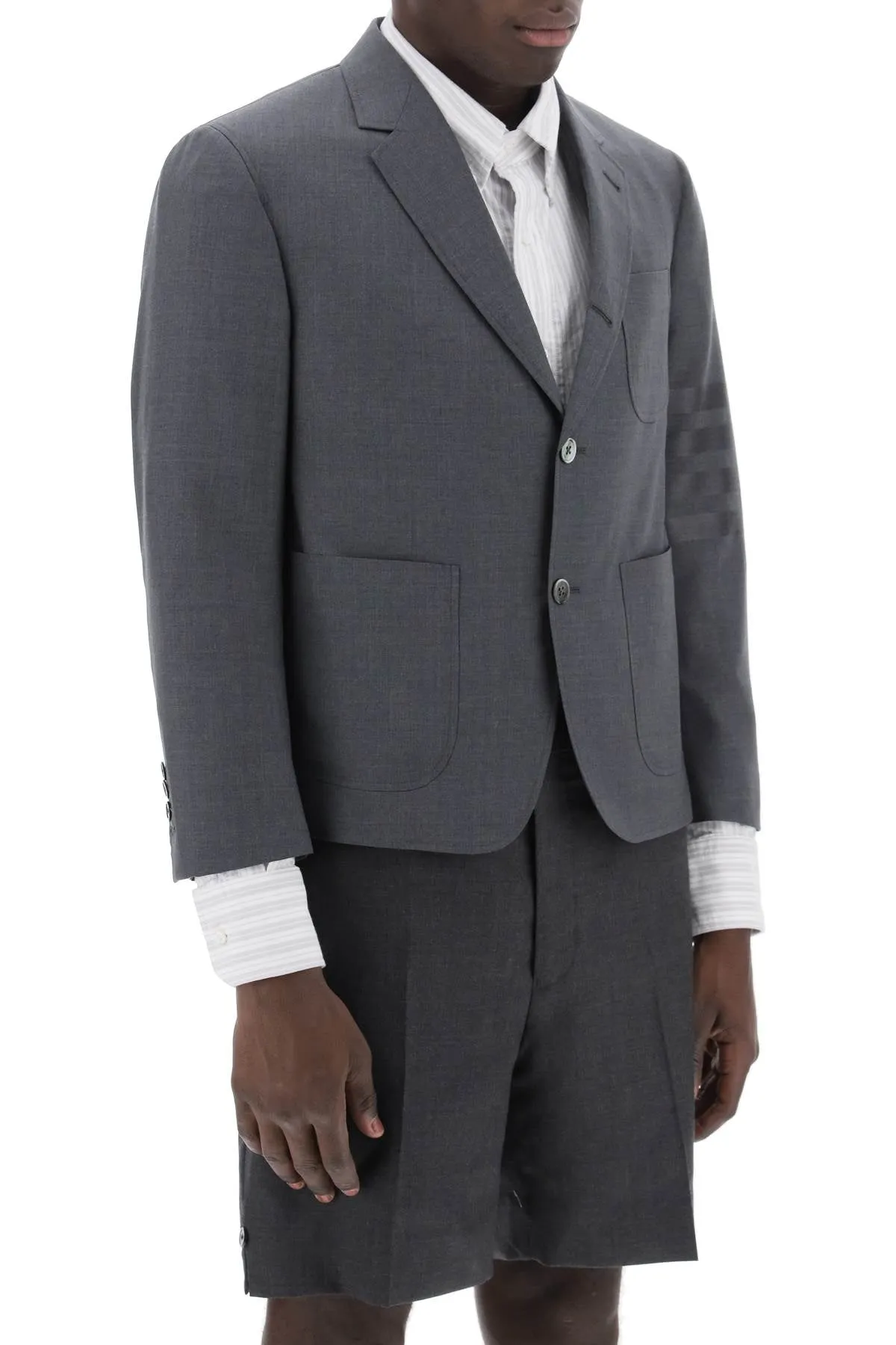 4-bar jacket in light wool