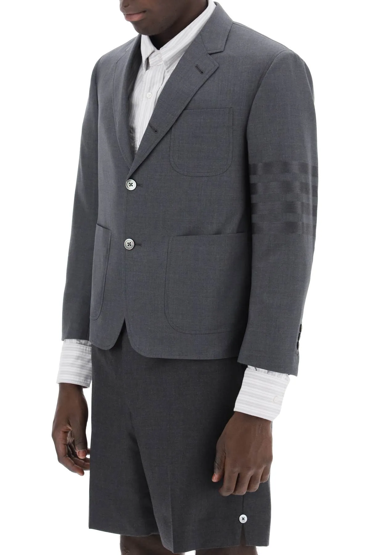 4-bar jacket in light wool