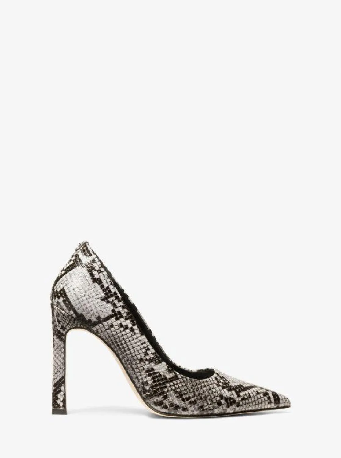 Amara Snake Embossed Leather Pump