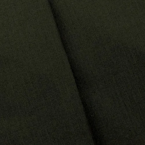 Black Striped Tropical Wool Blend Shirting Fabric