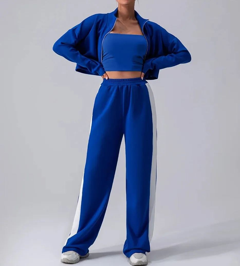 Blakely Contrast Longsleeve & Trousers Set