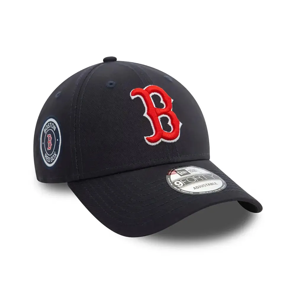 Boston Red Sox Mlb Side Patch Navy 9Forty Adjustable Cap