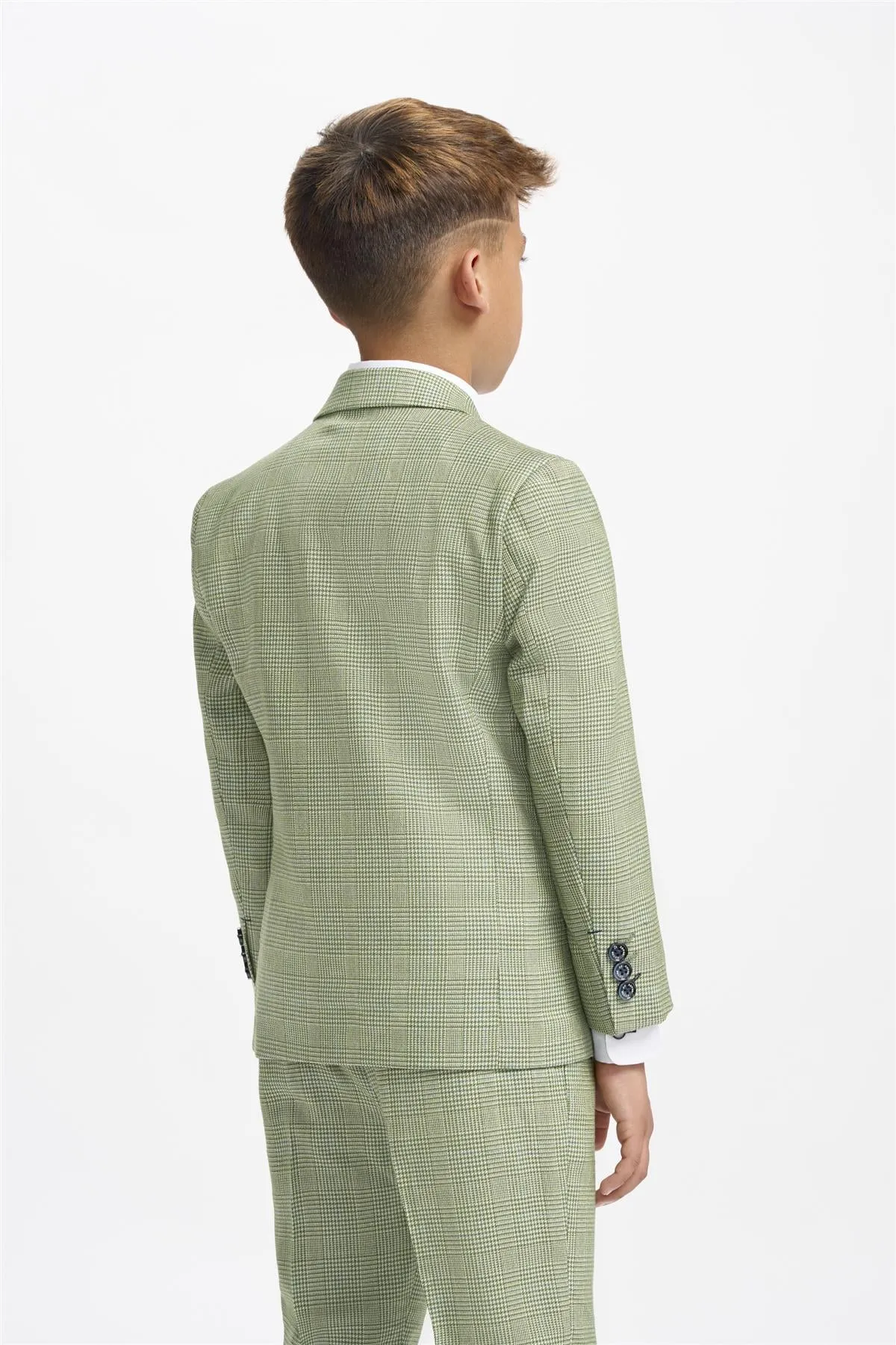 Boys Caridi Sage Three Piece Suit