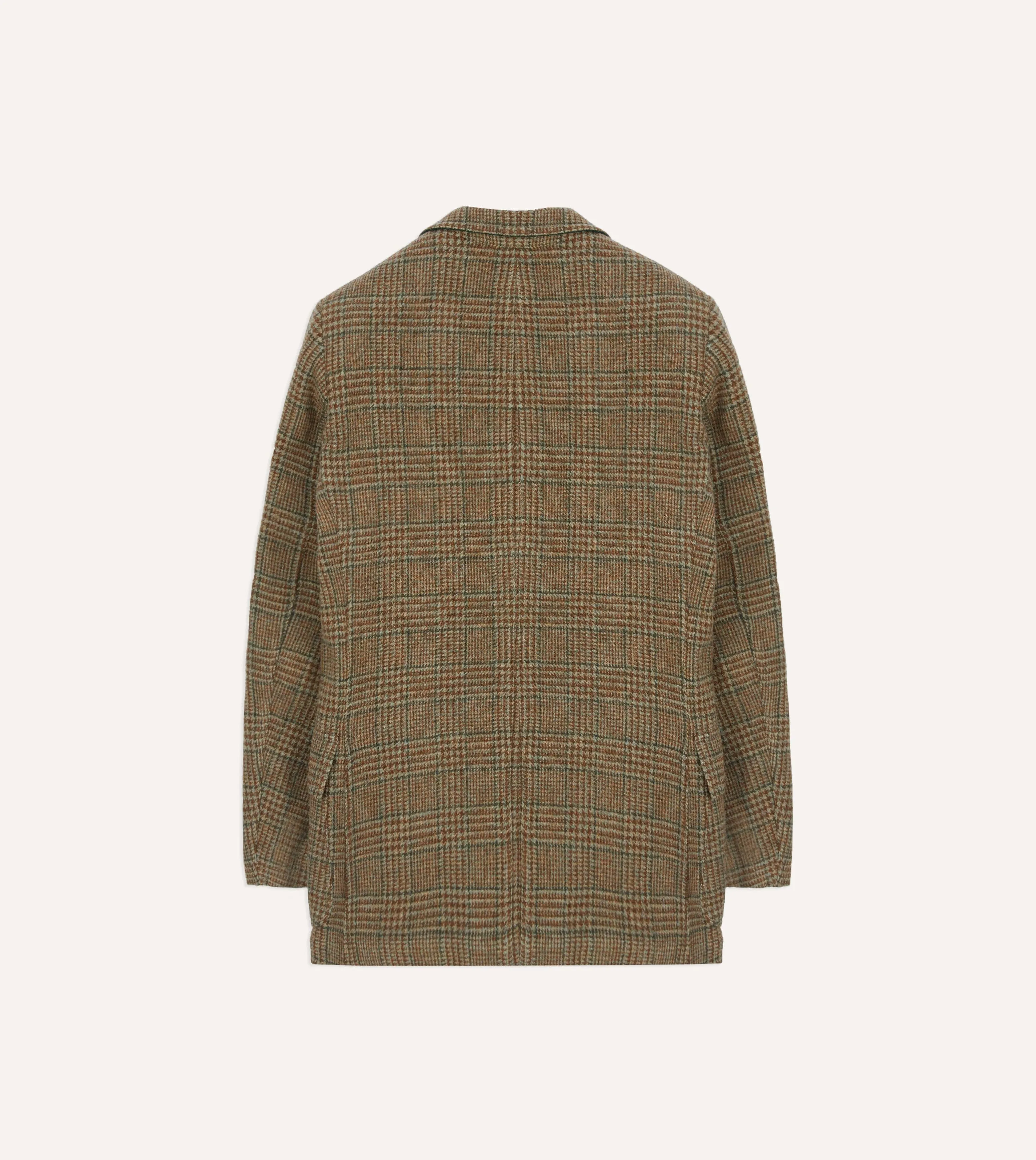 Brown Prince of Wales Check Shetland Tweed Games Blazer Mk. VII