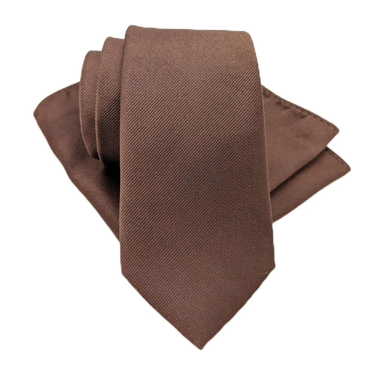 Chocolate Silk Wedding Tie