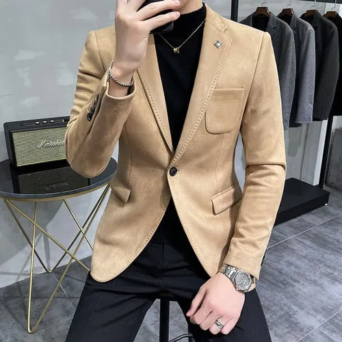 Deerskin Leather Blazer