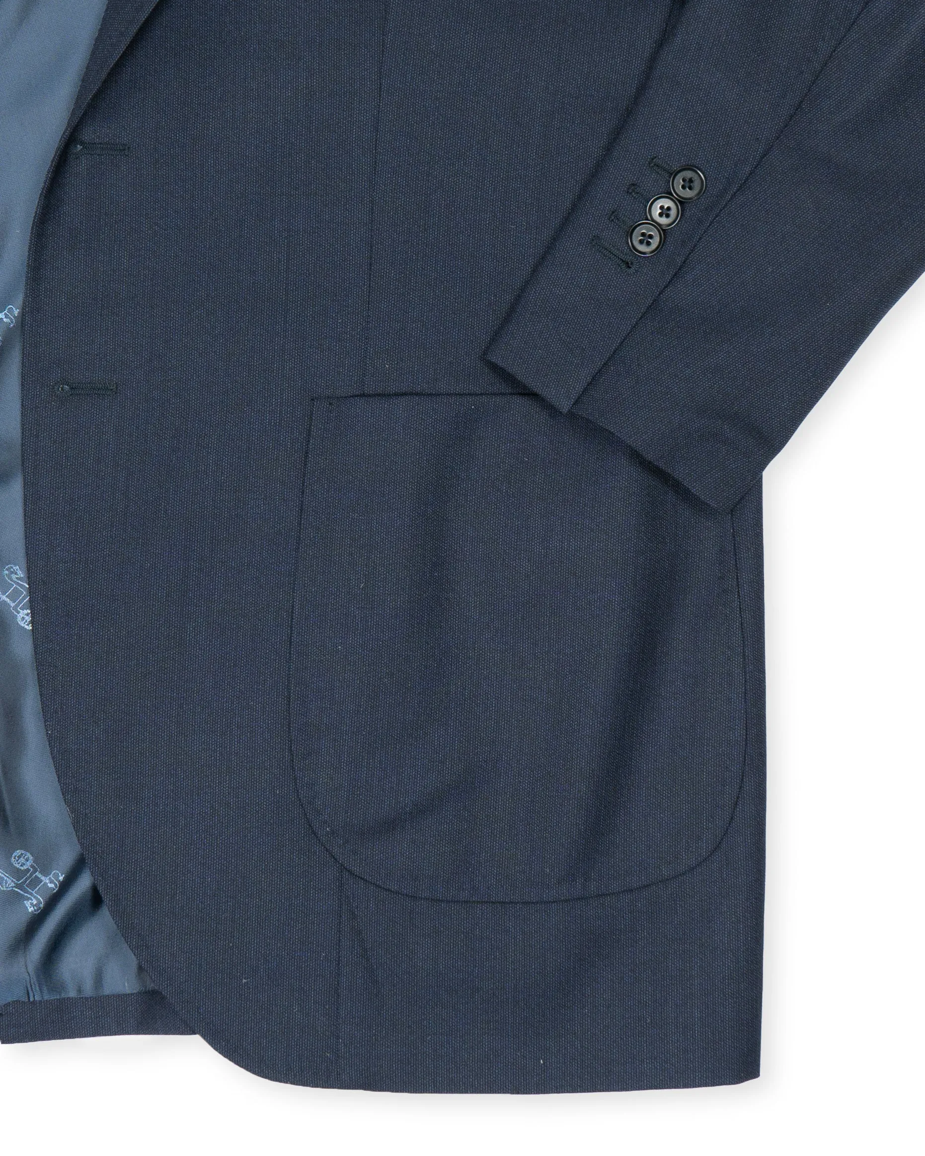 Eidos - Navy Structured Ciro Wool Suit 50