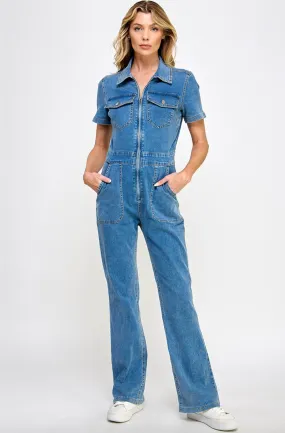 EL Denim Jumpsuit