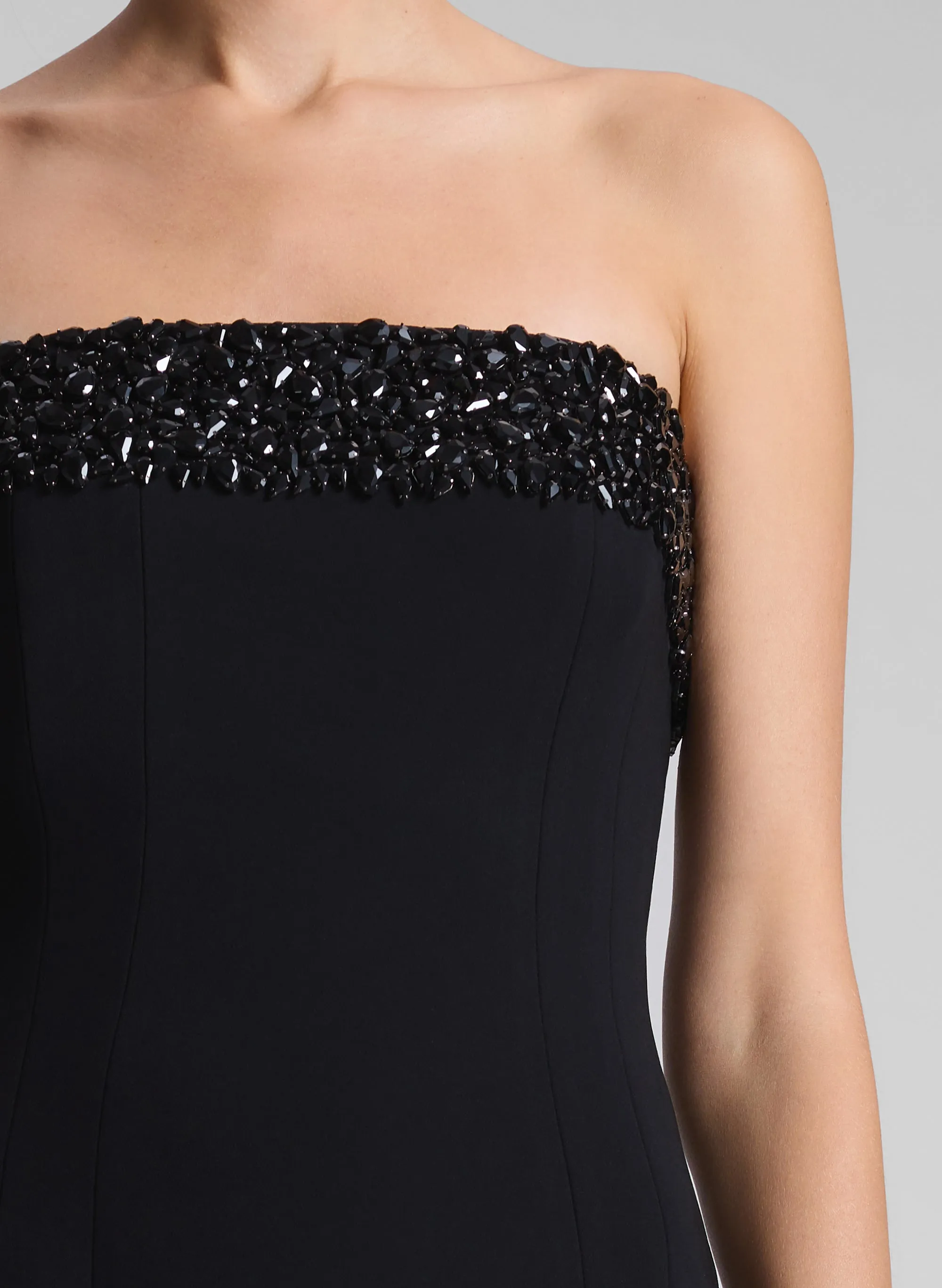 Elizabeth Strapless Embellished Gown