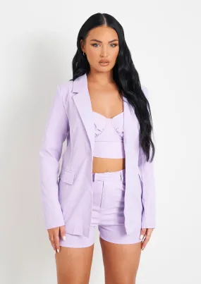 Hattie Lilac Tailored Blazer