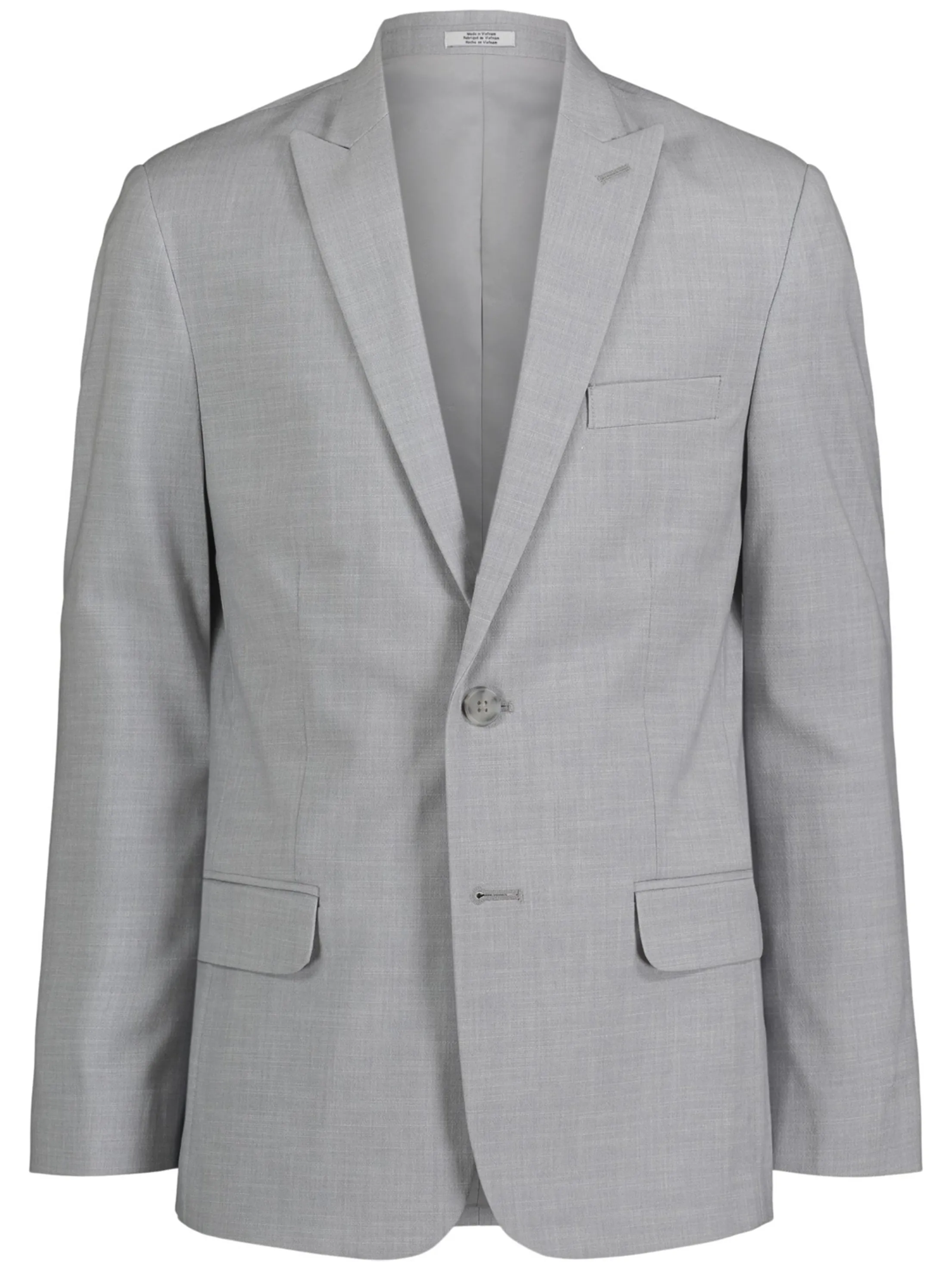 Kids Boy Textured Blazer,Light Grey