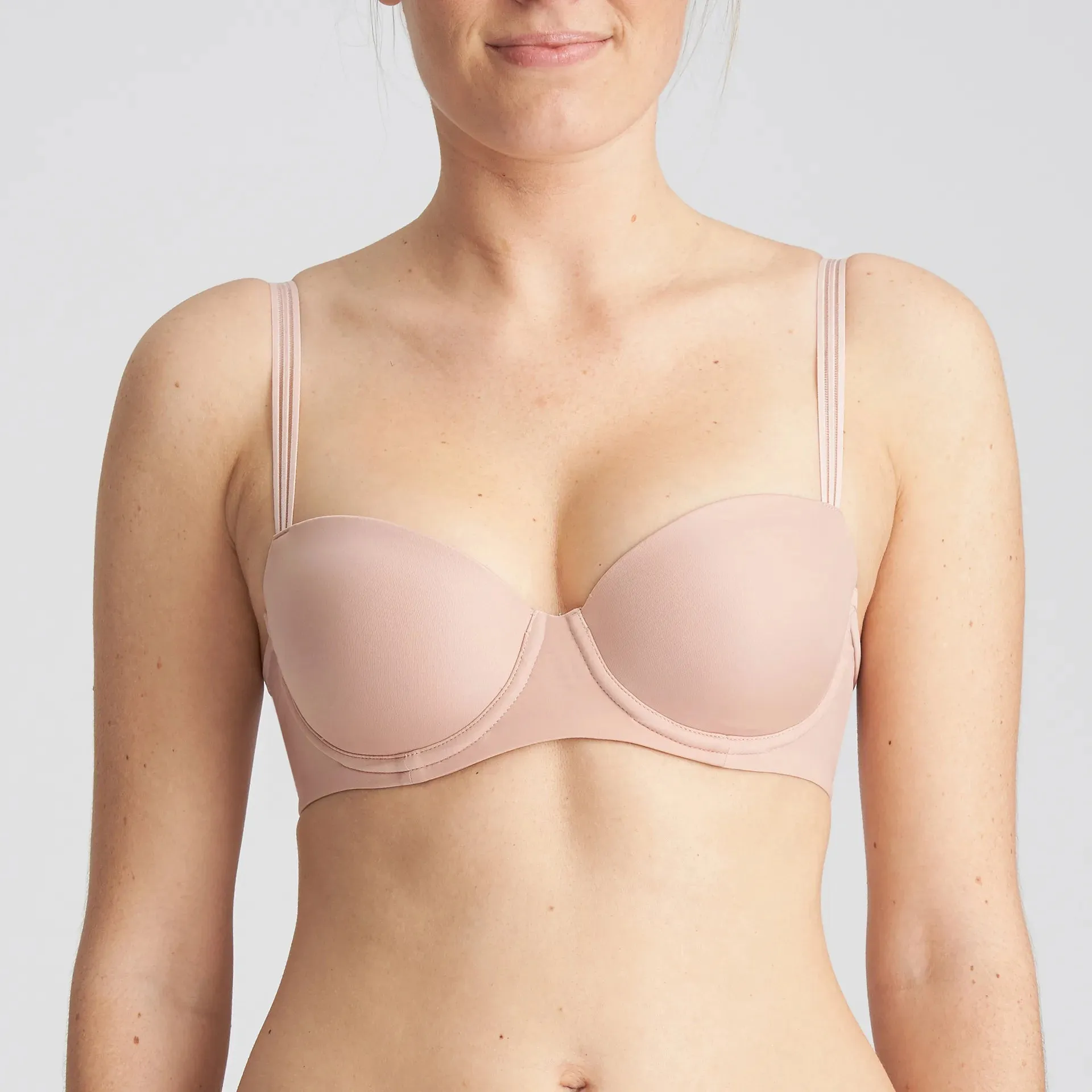 Louie Padded Balconny Bra In Powder Rose - Marie Jo