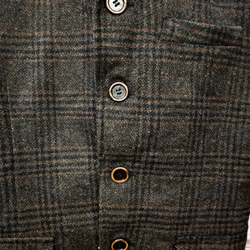 Men's Autumn/Winter Casual Plaid Blazer