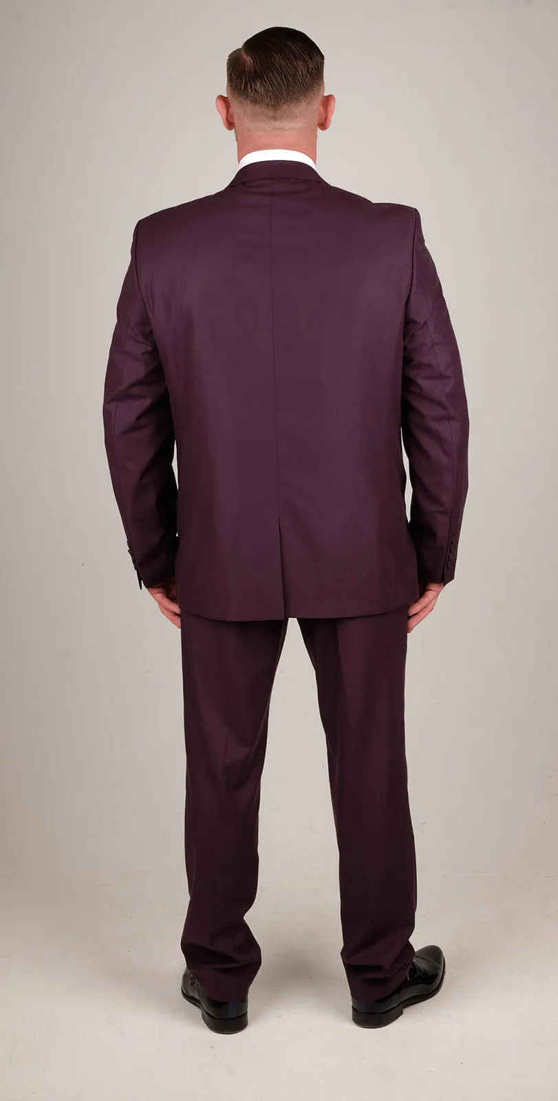 Mens Deep Purple 3 Piece Suit | Wedding Suit | Party Wear | Office Wear