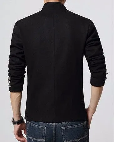 Men's Short Single Breasted Casual Blazer