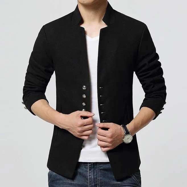 Men's Short Single Breasted Casual Blazer