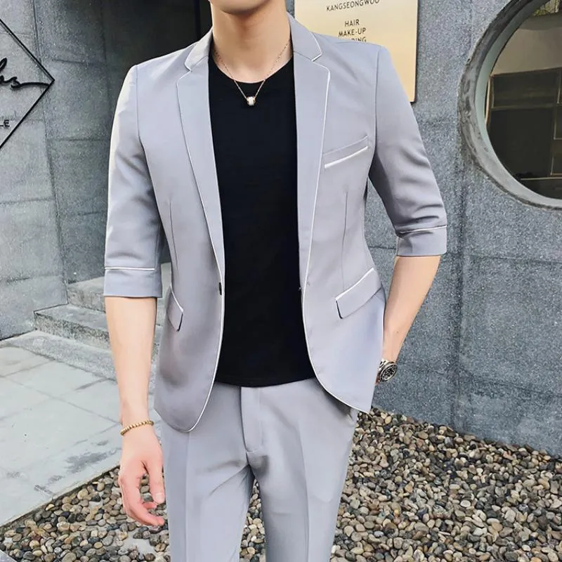 Men's Summer Single Breasted Suit