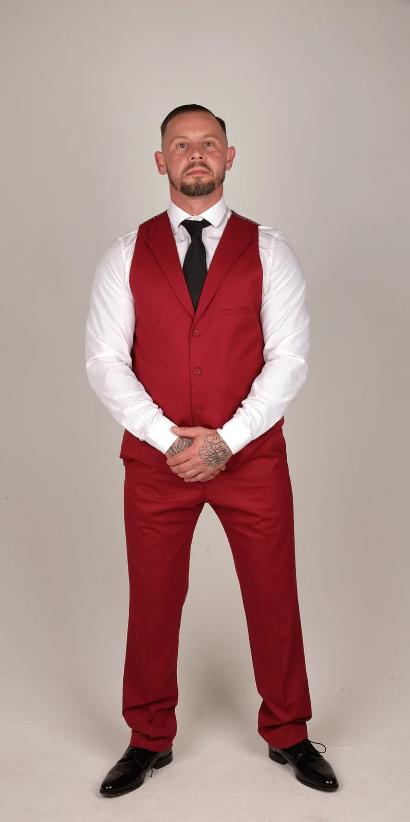 Mens Wine 3 Piece Suit | Wedding Suit | Party Wear | Office Wear