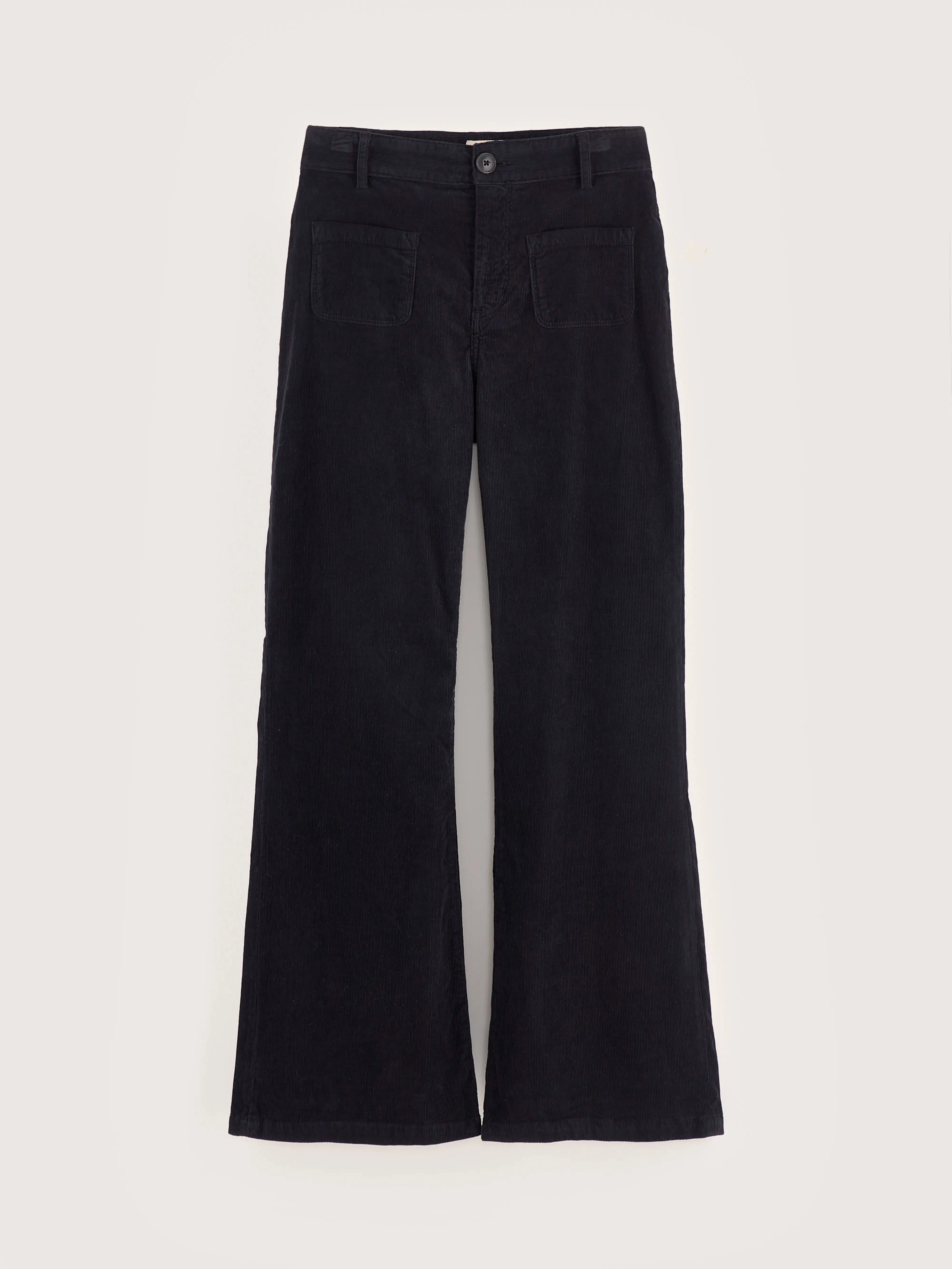 Park flared trousers (242 / W / BLACK BEAUTY)