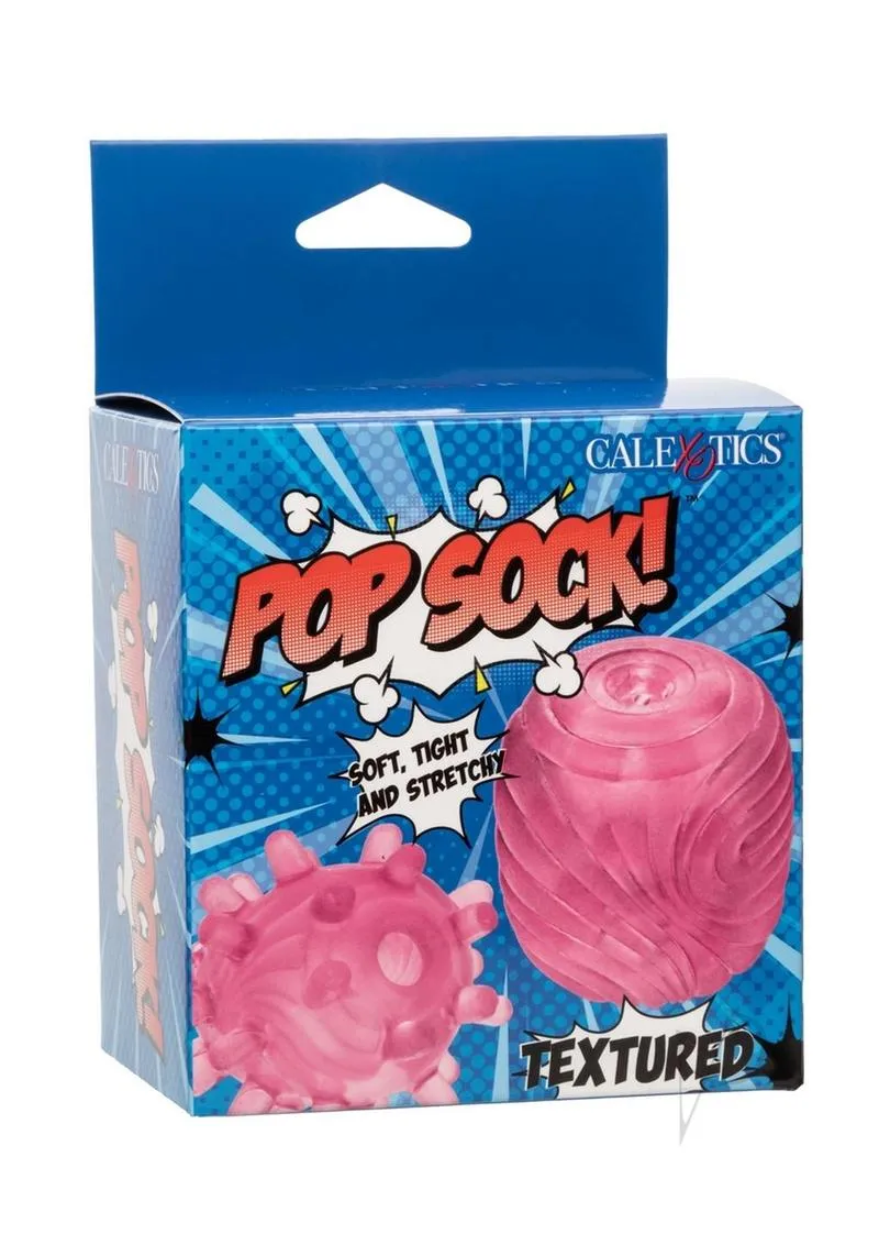 Pop Sock Textered Stroker Pink