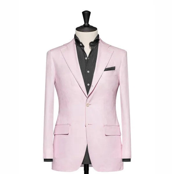 "The Clover" Solid Pink Blazer