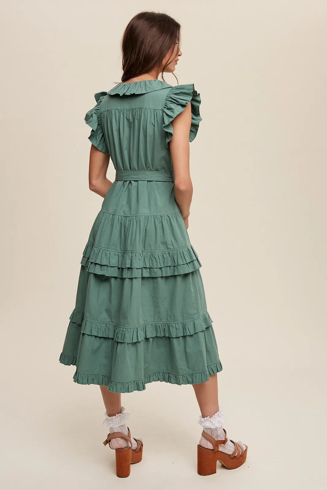 Refined Maxi Dress Green