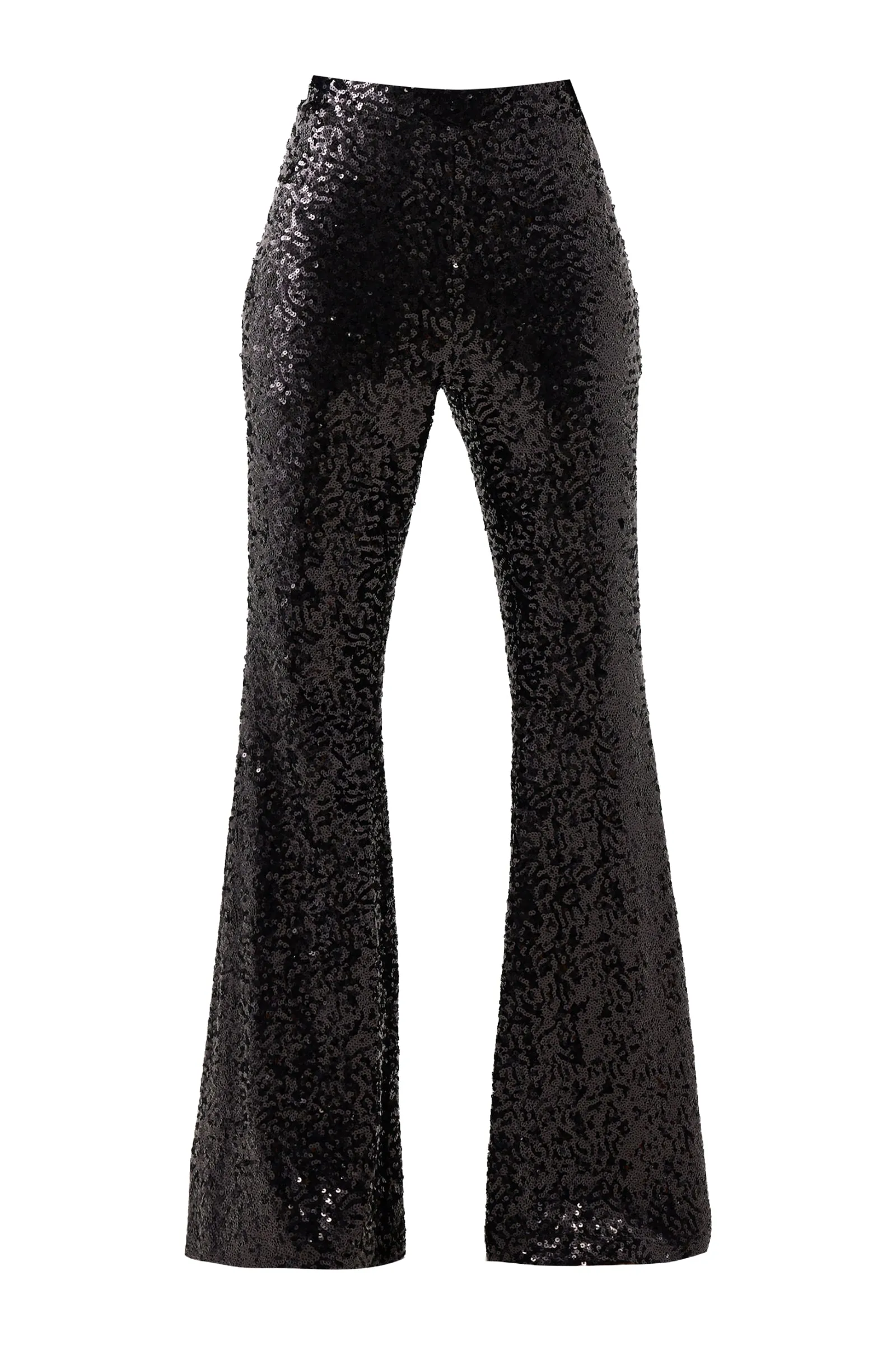 Sequin Flared Trousers