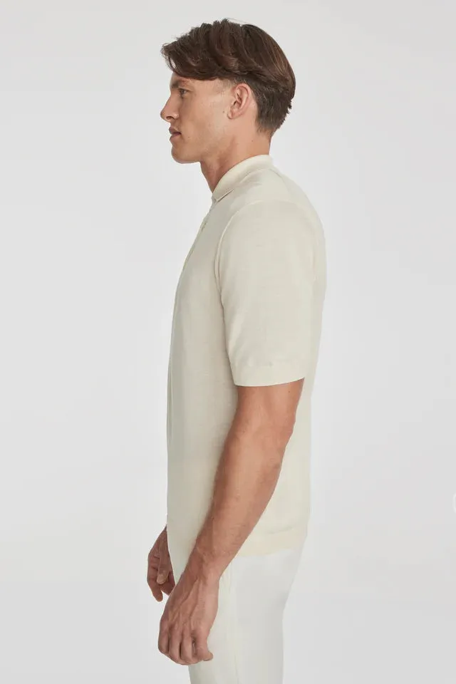 SetiCo Cotton and Silk Knit Polo