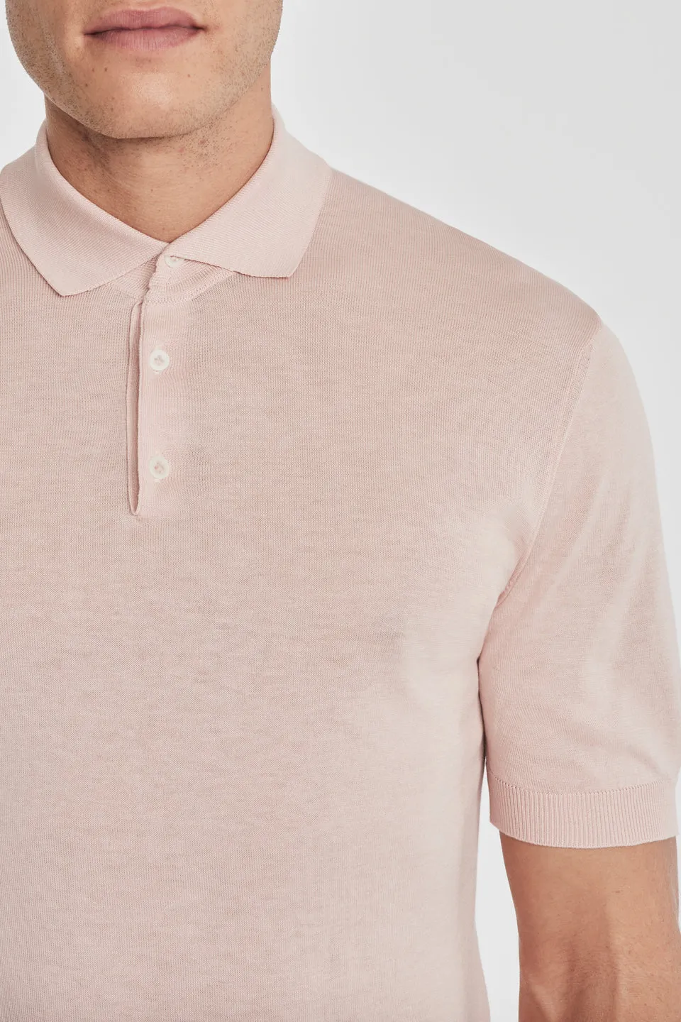 SetiCo Cotton and Silk Knit Polo