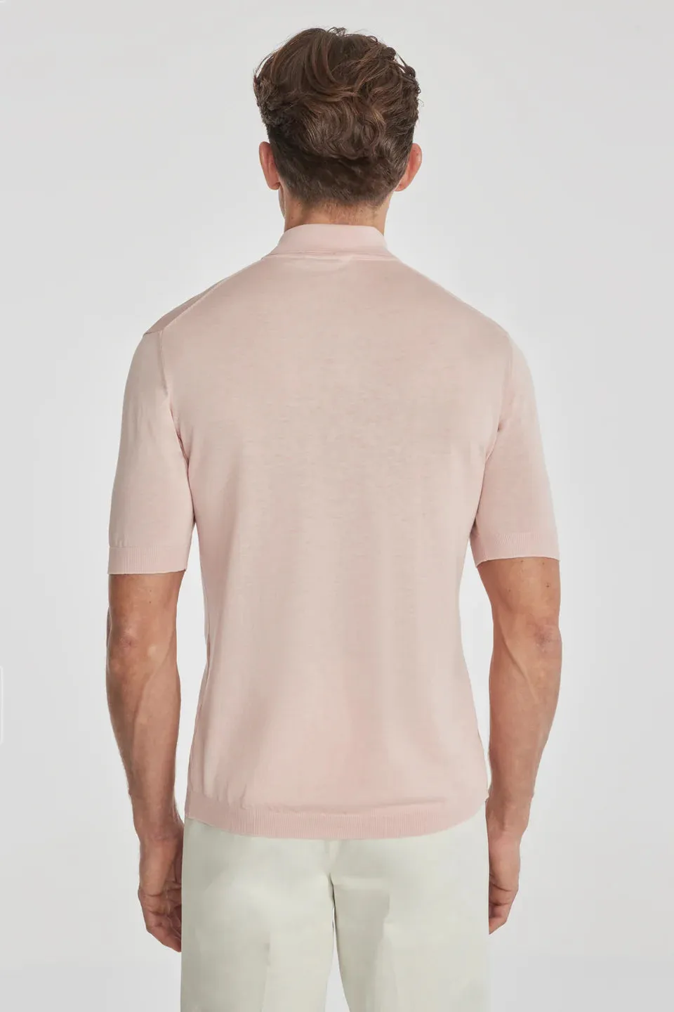 SetiCo Cotton and Silk Knit Polo