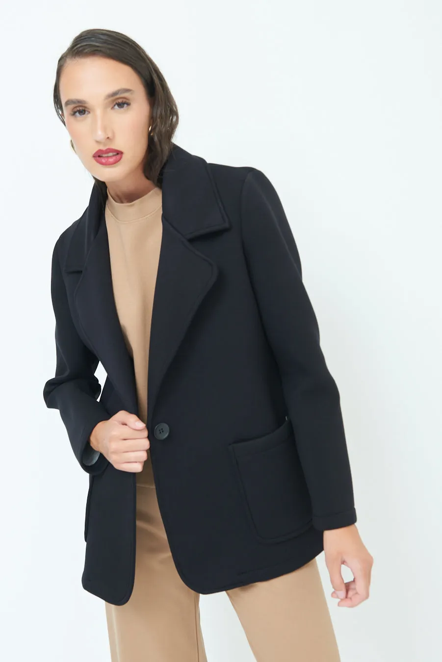 Single-button tailored blazer wholesale