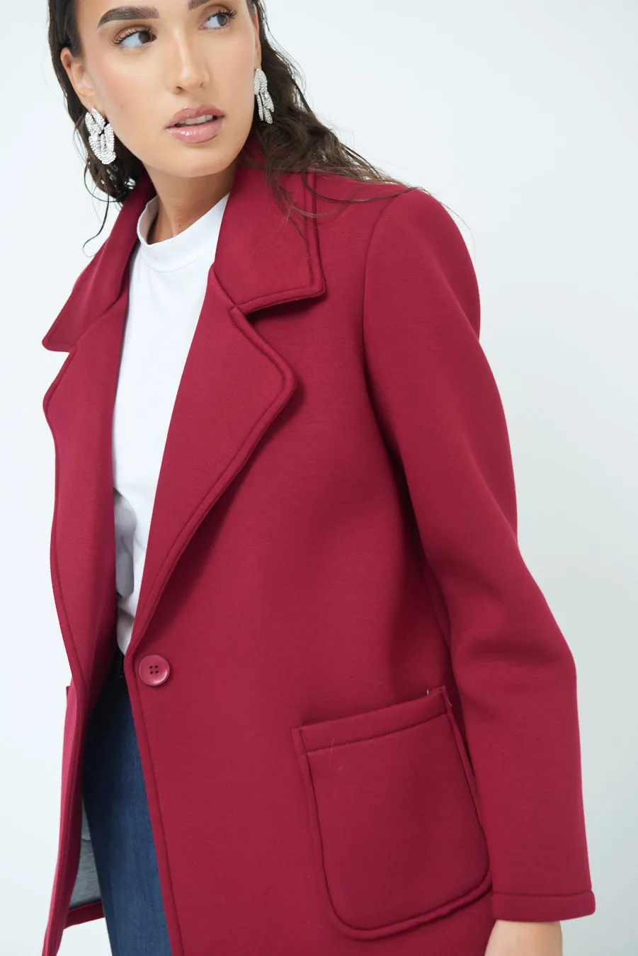 Single-button tailored blazer wholesale