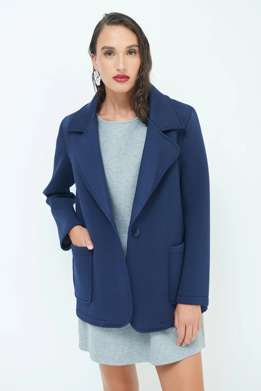 Single-button tailored blazer wholesale