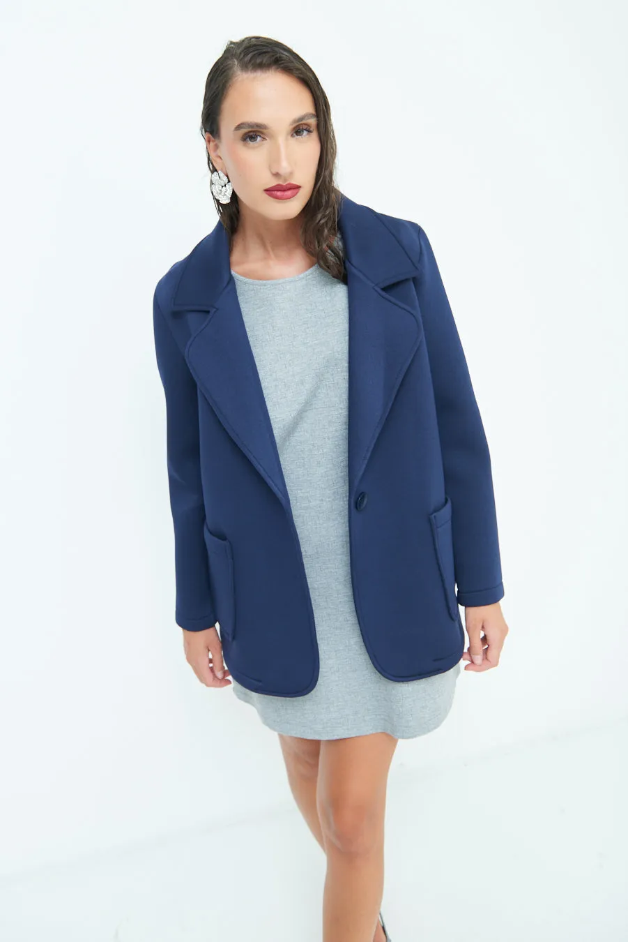 Single-button tailored blazer wholesale