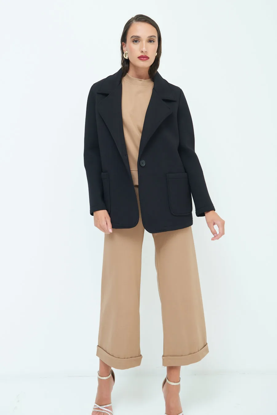 Single-button tailored blazer wholesale