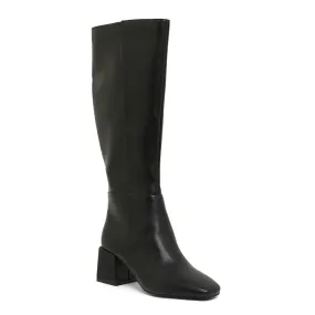 Tabby Boot in Black Smooth