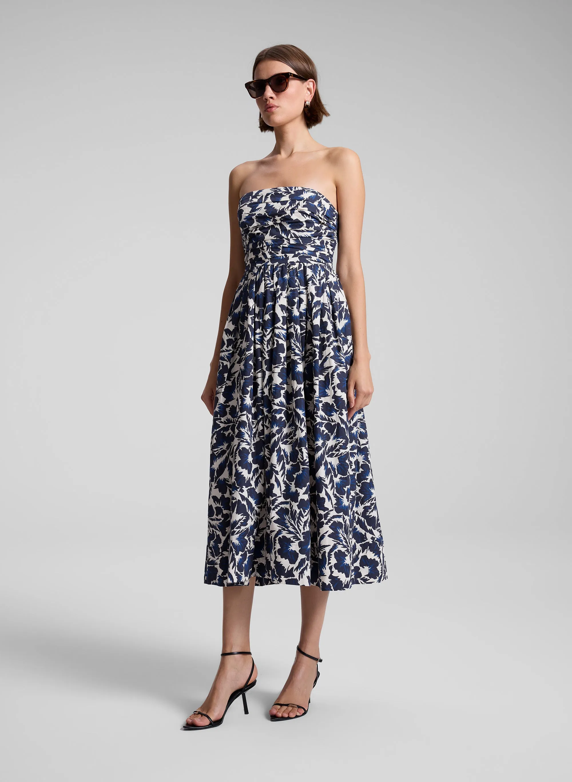 Tate Strapless Midi Dress