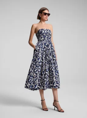 Tate Strapless Midi Dress