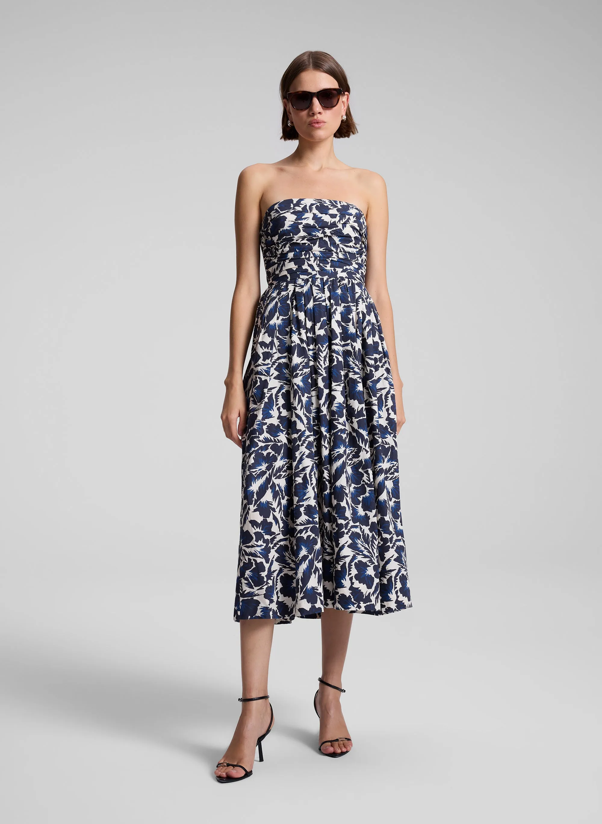 Tate Strapless Midi Dress