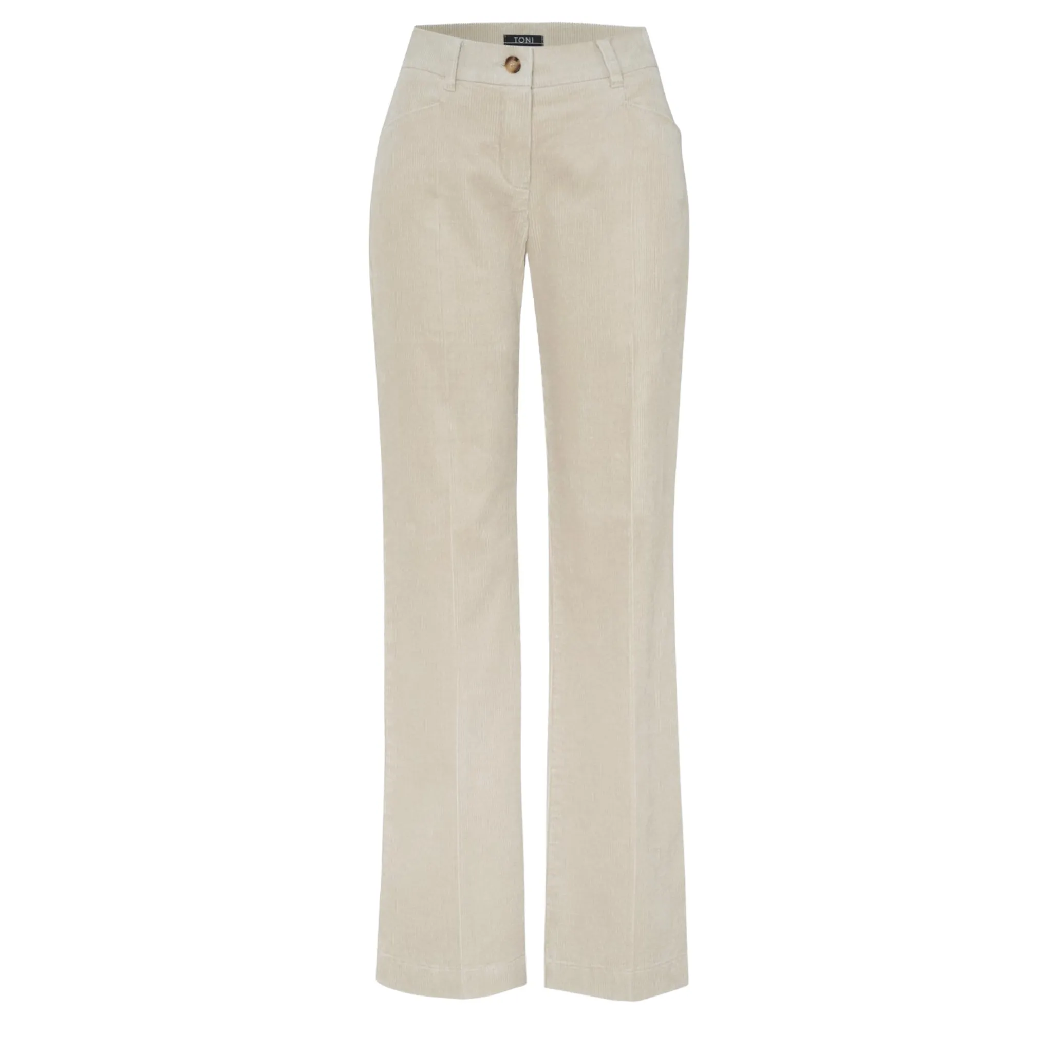 TONI Jolie Flared Cord Trousers Ecru