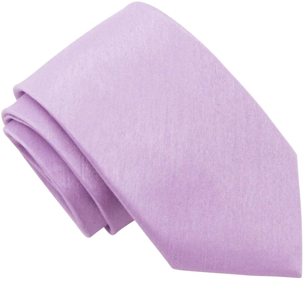 Wisteria Shantung Wedding Tie