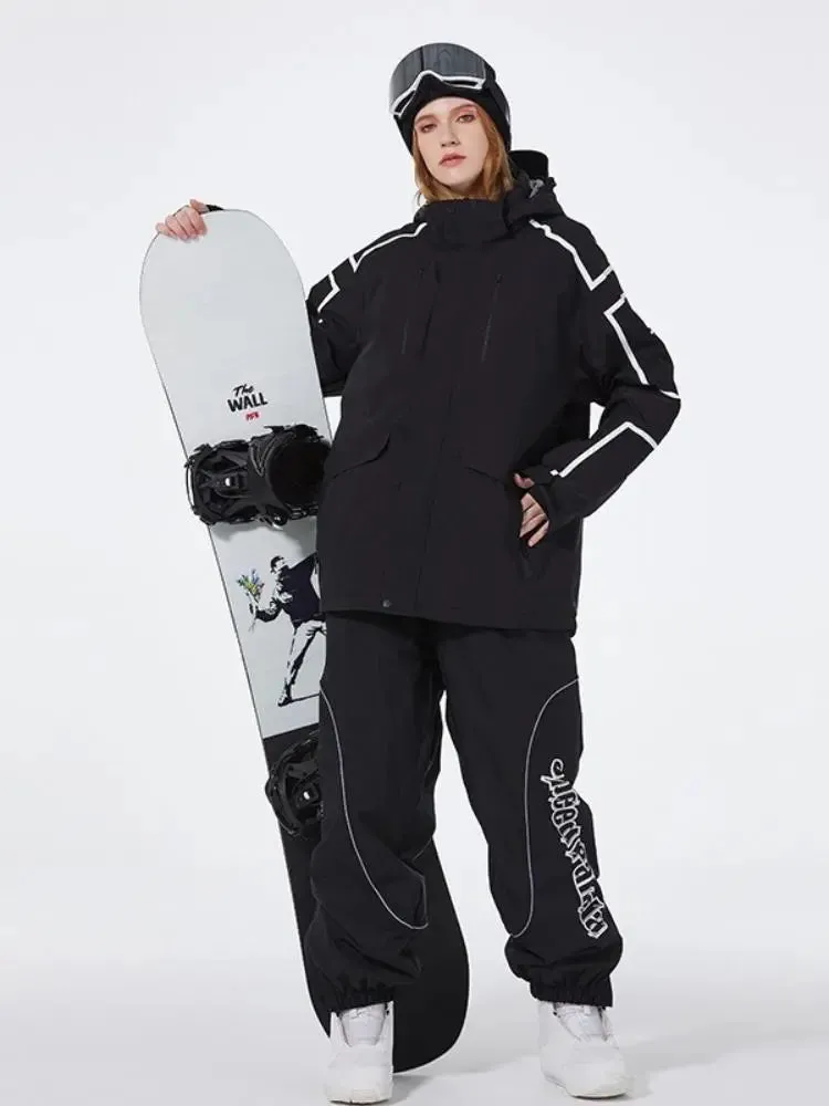 Women Winter Snowboarding Jacket & Pants Set Winter Ski Outfits