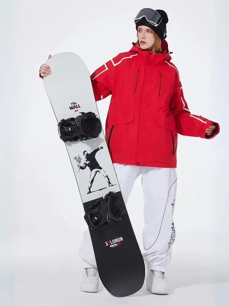 Women Winter Snowboarding Jacket & Pants Set Winter Ski Outfits