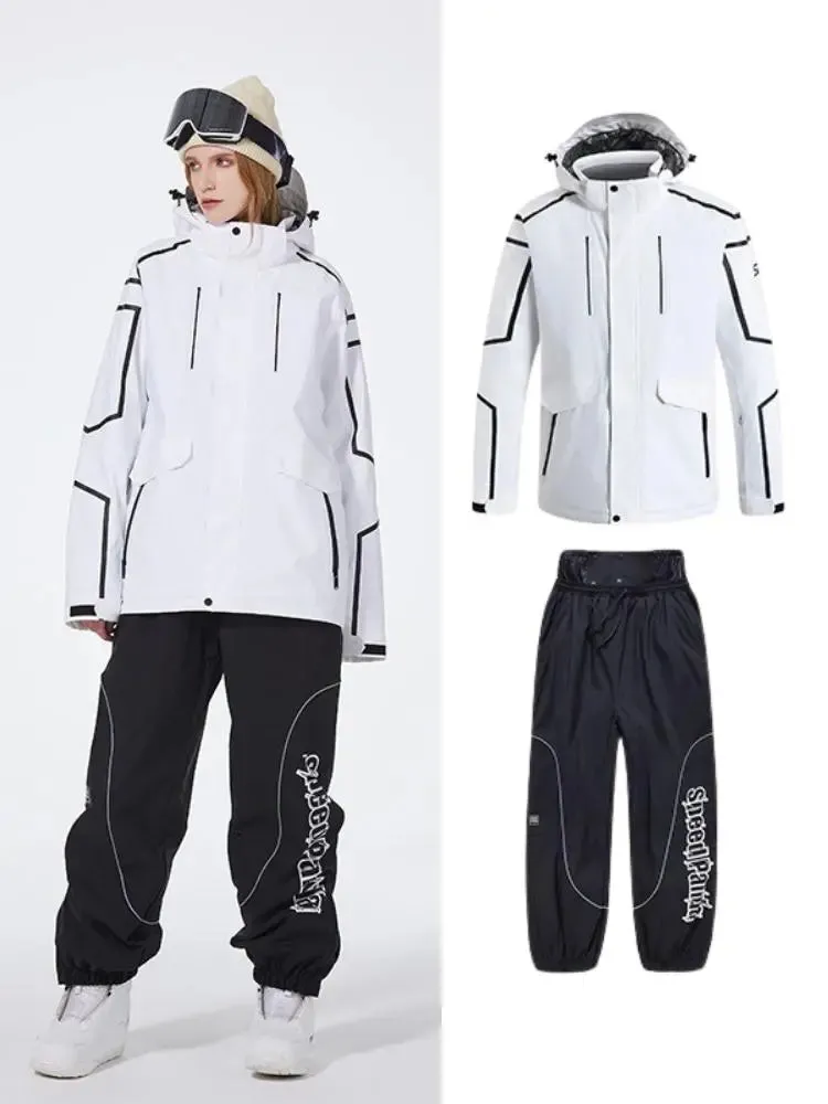 Women Winter Snowboarding Jacket & Pants Set Winter Ski Outfits