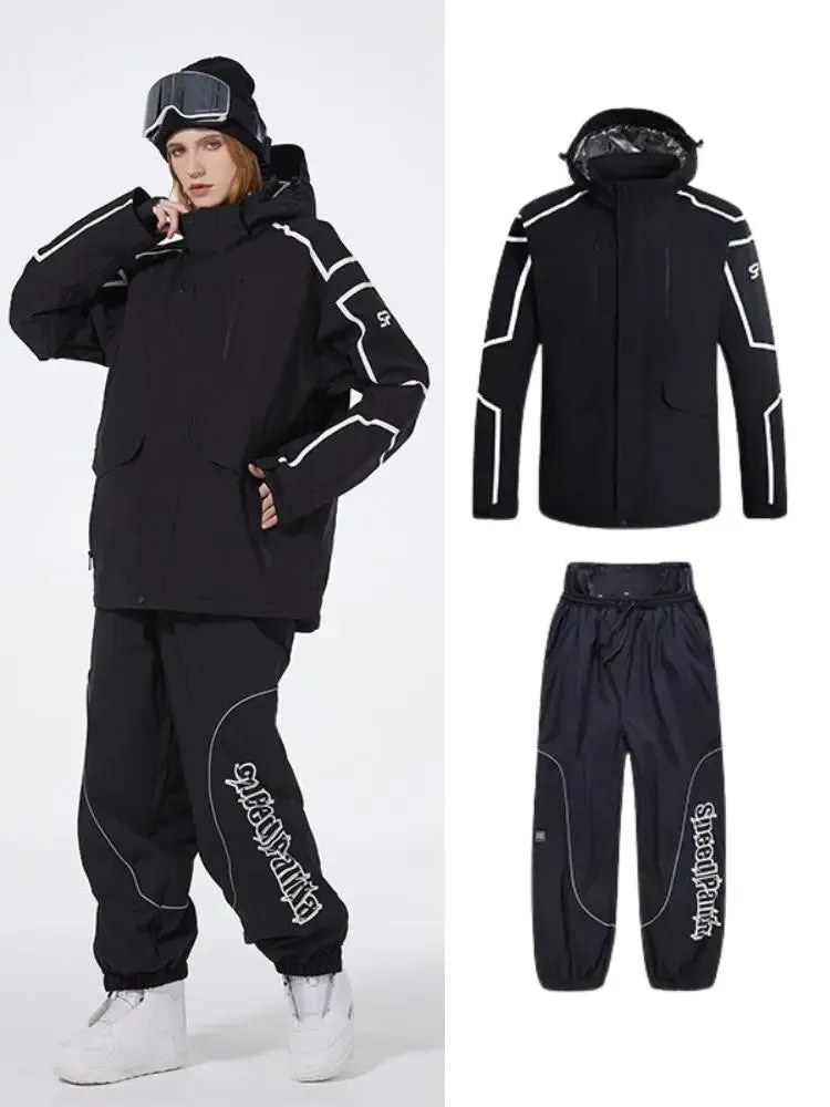 Women Winter Snowboarding Jacket & Pants Set Winter Ski Outfits