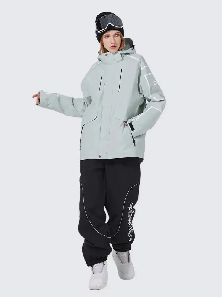 Women Winter Snowboarding Jacket & Pants Set Winter Ski Outfits